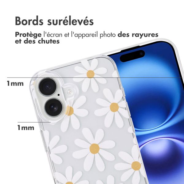imoshion Coque Design Apple iPhone 16 - Daisy Flower