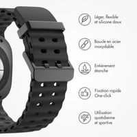 imoshion Bracelet Ocean en silicone Samsung Galaxy Watch Ultra (2024/2025) - Noir