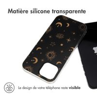 imoshion Coque Design Apple iPhone 15 - Sky Black Transparent