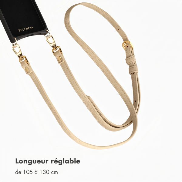Selencia Cordon de téléphone crossbody - Beige