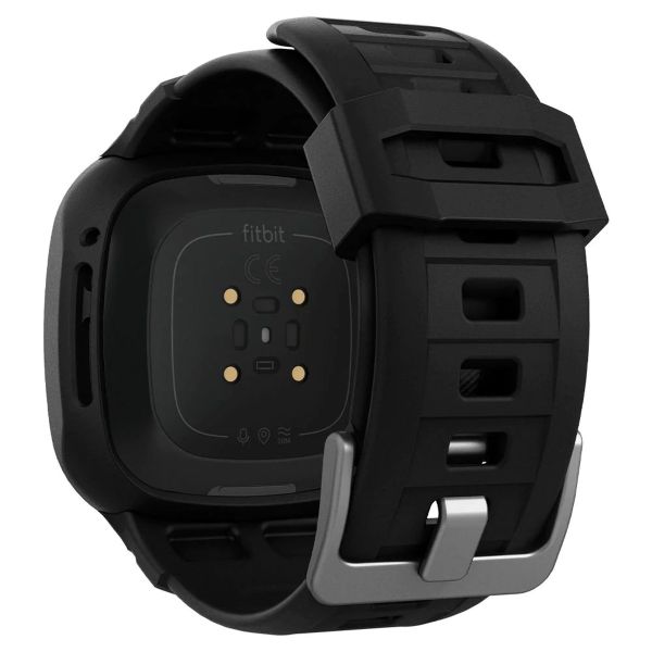 Spigen Rugged Armor™ Pro Case Fitbit Versa 3 / Sense - Noir