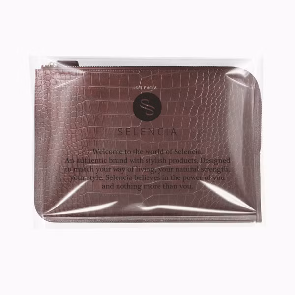 Selencia Pochette ordinateur Croco 11 pouces - Burgundy