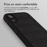 imoshion Coque arrière EasyGrip iPhone Xr - Noir