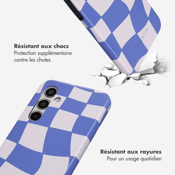 Selencia Coque arrière Vivid Samsung Galaxy A55 - Groovy Sapphire Blue