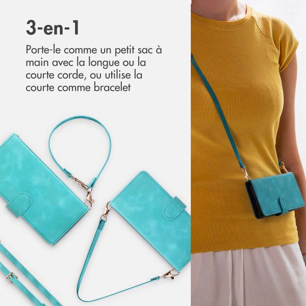 imoshion Etui de télephone portefeuille avec cordon Samsung Galaxy A17 (5G) - Turquoise
