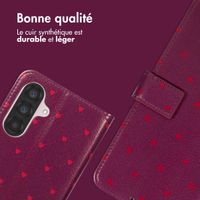 imoshion Étui de télephone portefeuille Design Samsung Galaxy A17 (5G) - Crush Check Coral Dust