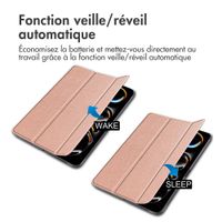 imoshion Coque tablette Trifold Apple iPad Pro 13 (2024) M4 - Rose Doré