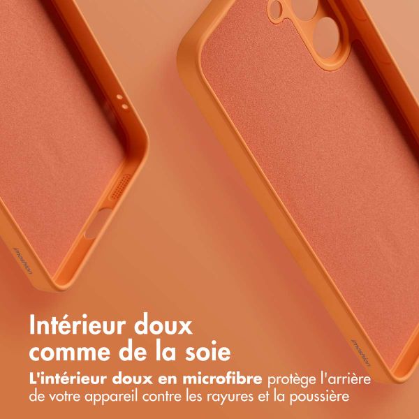 imoshion Coque Couleur avec MagSafe Samsung Galaxy S25 Plus - Neon Orange