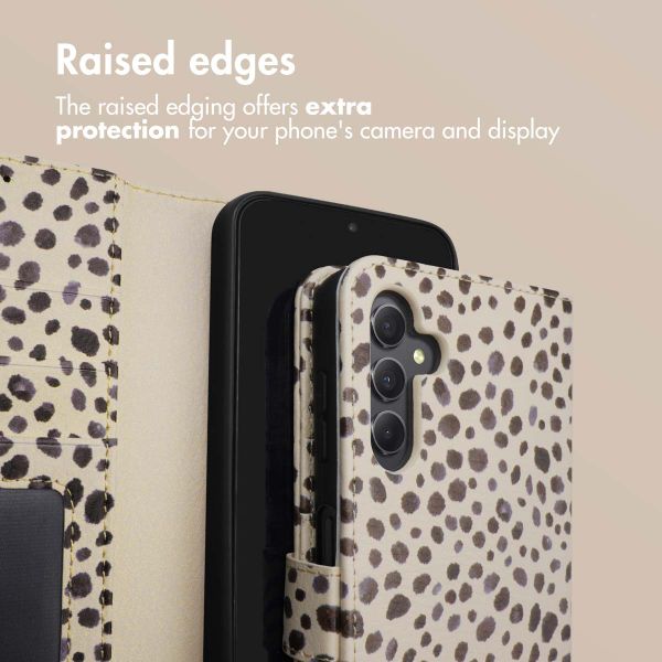 imoshion Étui de télephone portefeuille Design Samsung Galaxy A34 (5G) - Black And White Dots