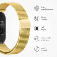 imoshion Bracelet magnétique milanais Xiaomi Smart Band 8 / 9 - Doré