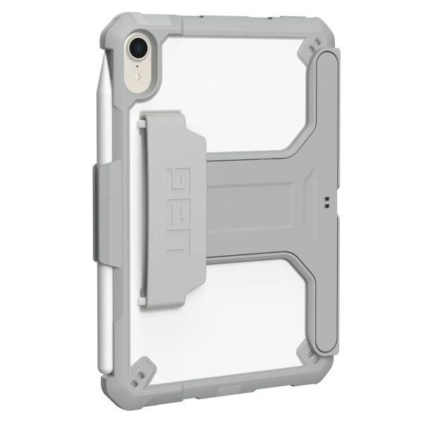 UAG Coque tablette Scout Healthcare avec support et strap Apple iPad Mini 7 (2024) / iPad Mini 6 (2021) - Blanc / Gris