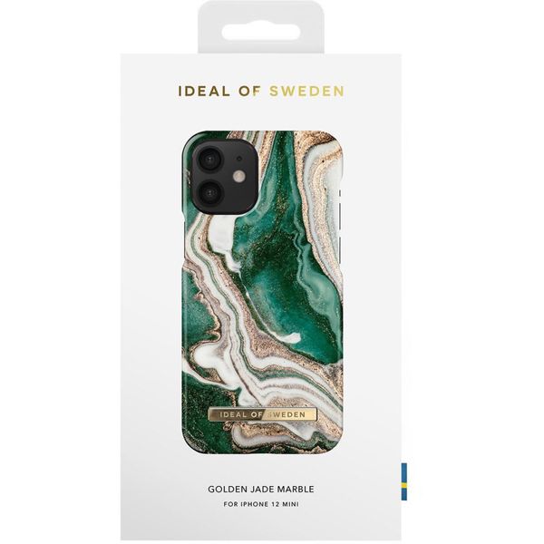 iDeal of Sweden Coque Fashion iPhone 12 Mini - Golden Jade Marble