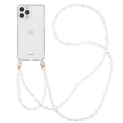 imoshion Coque avec dragonne + bracelet Apple iPhone 12 Pro Max - Perles Cœurs