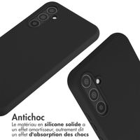 imoshion ﻿Coque en silicone avec cordon Samsung Galaxy A34 (5G) - Noir