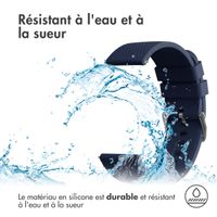 imoshion Bracelet en silicone - Connexion universelle de 20 mm - Bleu foncé