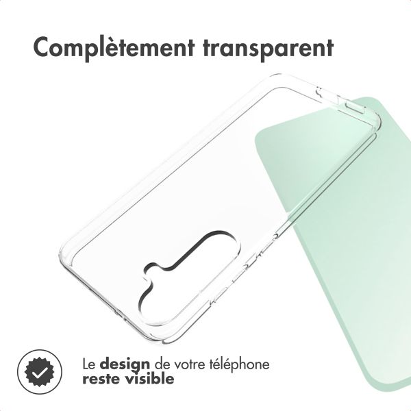 Accezz Coque Clear Samsung Galaxy S25 FE - Transparent