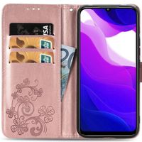 Etui de téléphone Fleurs de Trèfle Xiaomi Mi 10 Lite