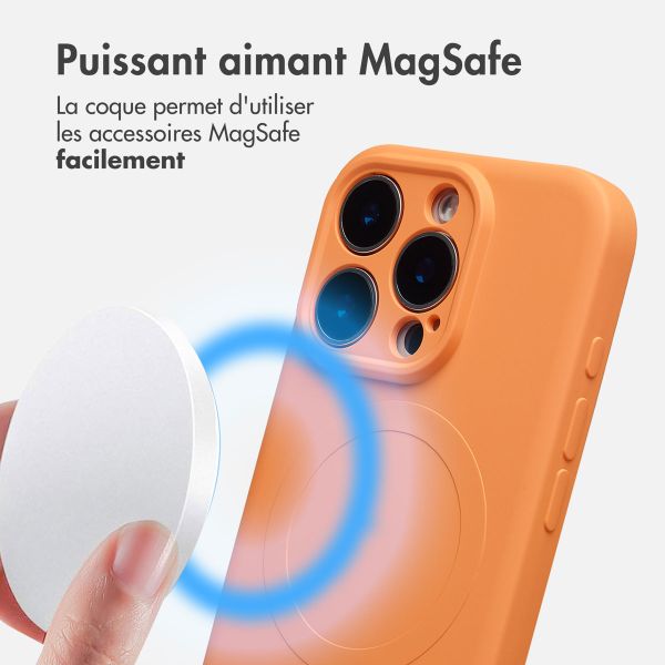 imoshion Coque Couleur avec MagSafe Apple iPhone 16 Pro - Neon Orange