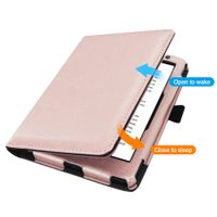 imoshion Etui portefeuille Luxe unie Kobo Aura Edition 2 - Rose