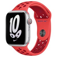 Apple Bracelet Nike Sport Apple Watch Series 1 t/m 11 / SE / Ultra (44/45/46/49 mm) - Bright Crimson / Gym Red