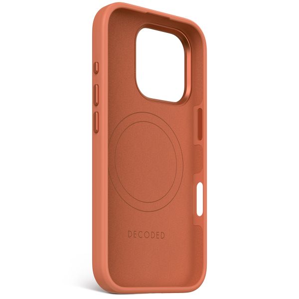 Decoded Coque en silicone MagSafe iPhone 16 Pro - Sand Stone