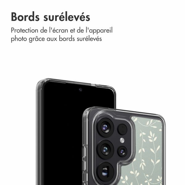 imoshion Coque Design Samsung Galaxy S26 Ultra - Smoke Green Flowers