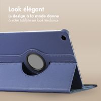 imoshion Coque tablette rotatif à 360° Samsung Galaxy Tab A11 Plus - Bleu foncé
