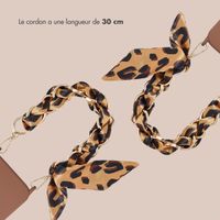 Selencia Bracelet de luxe avec écharpe - Marron