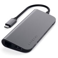 Satechi Adaptateur multimédia USB-C | Adaptateur multiport pour ordinateur portable - Gris sidéral