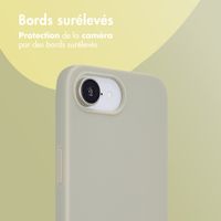 imoshion Coque Couleur Apple iPhone 16e - Gris