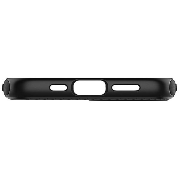 Spigen Coque arrière MagSafe Armor Apple iPhone 12 (Pro) - Noir