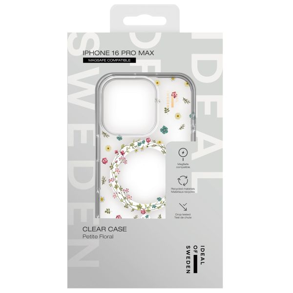 iDeal of Sweden Clear Case MagSafe iPhone 16 Pro Max - Petite Floral