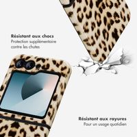 Selencia Coque arrière Vivid Samsung Galaxy Z Flip 6 / Flip 7 FE - Wild Leo
