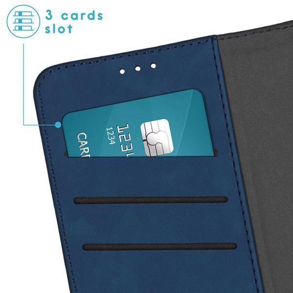 imoshion Etui de téléphone de type portefeuille 2-en-1 Apple iPhone 13 Pro - Bleu