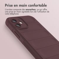 imoshion Coque arrière EasyGrip iPhone 12 - Aubergine