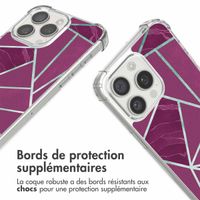 imoshion Coque Design avec cordon Apple iPhone 15 Pro - Bordeaux Graphic