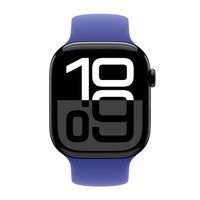 Apple Bracelet Boucle unique en Silicone Apple Watch | 38/40/41/42 mm - Taille 3 - Ultramarine