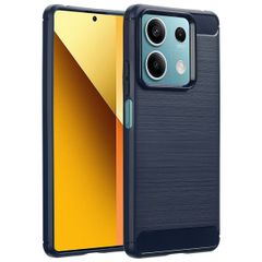 imoshion Coque Brushed Xiaomi Redmi Note 13 (5G) - Bleu foncé