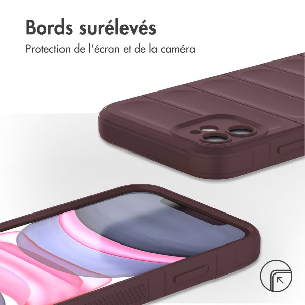 imoshion EasyGrip Backcover Apple iPhone 11 - Aubergine