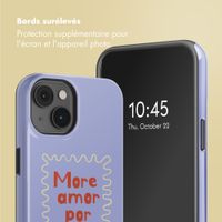 Selencia Coque arrière Vivid avec MagSafe Apple iPhone 14 - More Amor