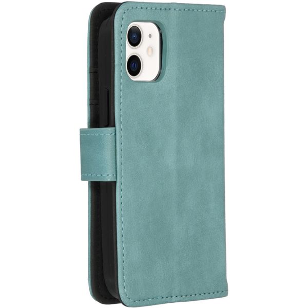 imoshion Étui de télephone portefeuille de luxe Apple iPhone 12 Mini - Bleu clair