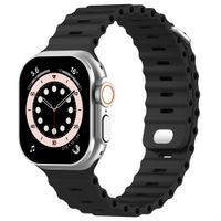 Accezz Bracelet Ocean Apple Watch Series 1 - 9 / SE (38/40/41 mm) | Series 10 / 11 (42 mm) - Noir