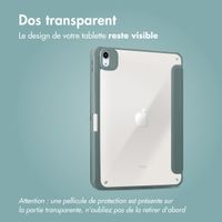 imoshion Coque tablette Origami iPad Pro 11 (2018 - 2022) / Air 5 (2022) / Air 4 (2020) - Vert foncé