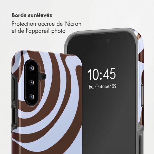 Selencia Coque arrière Vivid Samsung Galaxy A17 (5G) / (4G) - Dream Swirl Chocolate