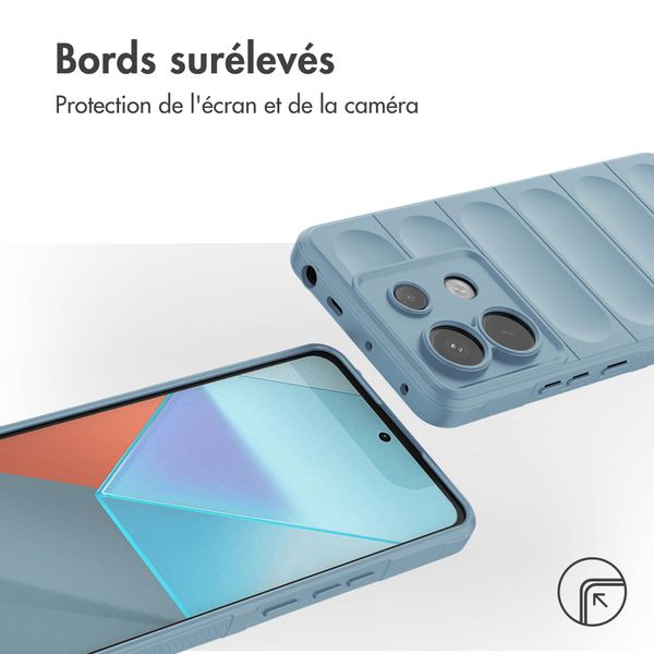 imoshion Coque arrière EasyGrip Xiaomi Poco X6 Pro - Bleu clair