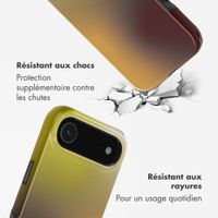 Selencia Coque arrière Vivid avec MagSafe Apple iPhone Air - Gradient Olive Dust