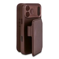 Decoded Portefeuille détachable 2 en 1 en cuir MagSafe Apple iPhone 17 Pro - Chocolate Brown