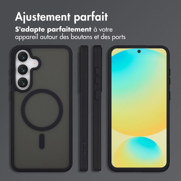 imoshion Coque Color Guard avec MagSafe Samsung Galaxy S25 FE - Noir