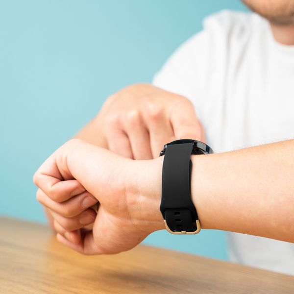 imoshion Bracelet silicone Samsung Galaxy Watch 4 / 5 / 6 / 7 / FE (20 mm) - Noir