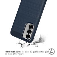 imoshion Coque Brushed Samsung Galaxy A56 - Bleu foncé